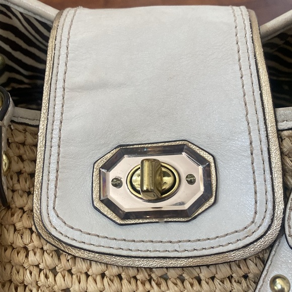 Coach Natalie Straw Satchel - Picture 3 of 16